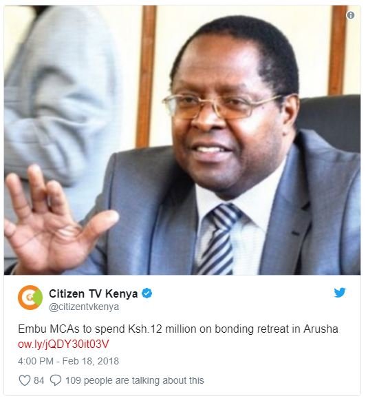 Citizen tv kenya citizentvkenya embu mcas to spend ksh 12 million on bonding ret