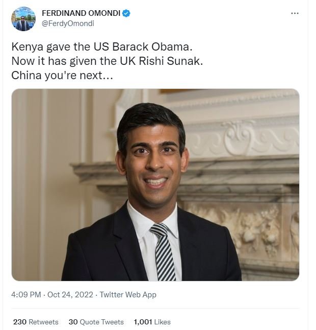 Ferdinand omondi ferdyomondi kenya gave the us barack obama_ now it has given th