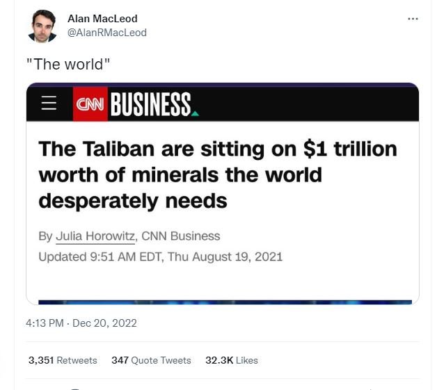 Alan macleod alanrmacleod the world business the taliban are sitting on 1 trilli