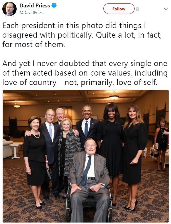 David priess davidpriess follow each president in this photo did things disagree