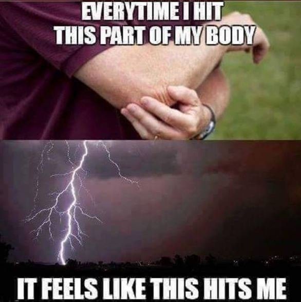 Everytimei kii this part ofmybody itfeels like this hits me