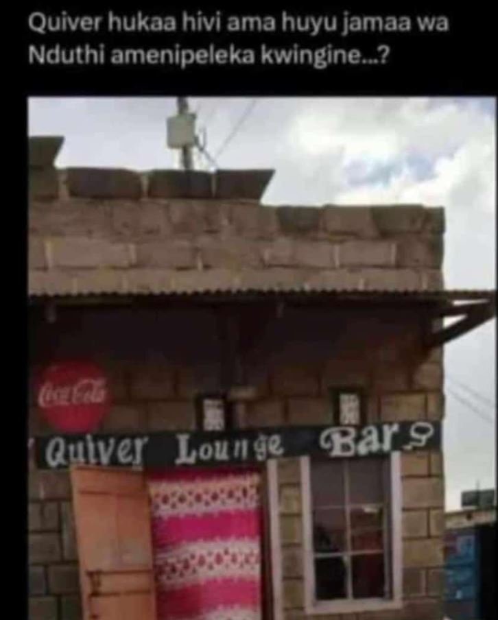 Quiver hukaa hivi ama huyu jamaa wa nduthi amenipeleka kwingine? 02t qulver loun