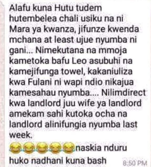 Alafu kuna hutu tudem hutembelea chali usiku na ni mara ya kwanza jifunze kwenda