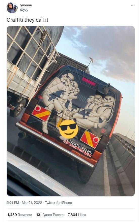 Yvonne yvy graffiti they call it 6.21 pm mar 21. twitter for iphone 1,480 retwee