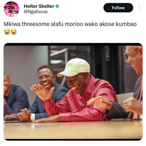 Helter skelter ngafocus follow mkiwa threesome alafu morioo wako akose kumbao