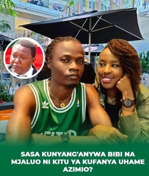Sasa kunyang'anywa bibi na mjaluo ni kitu ya kufanya uhame azimio?