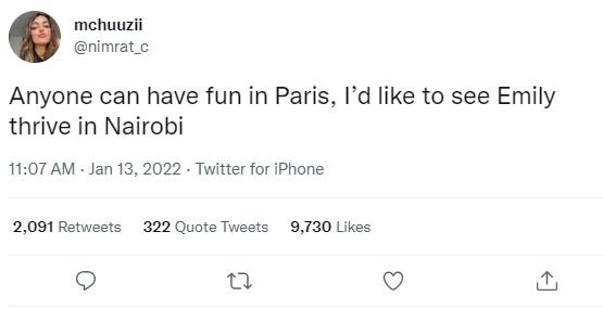 Mchuuzii nimrat_c anyone can have fun in paris, ld like to see emily thrive in n