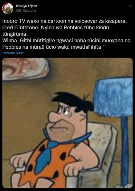 Kikuyu Pipes Drkanyuira Inooro TV wako na cartoon na voiceover za kisapere_ Fred