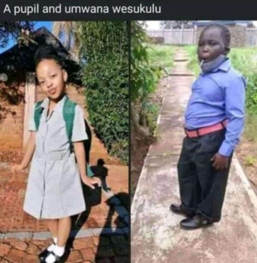 pupil and umwana wesukulu