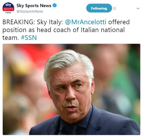 Siy sky sports news sports , nens skysportsnews following breaking sky italy mra