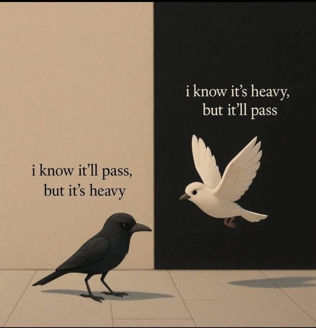 I know its heavy but it'll pass i know itll pass but its heavy