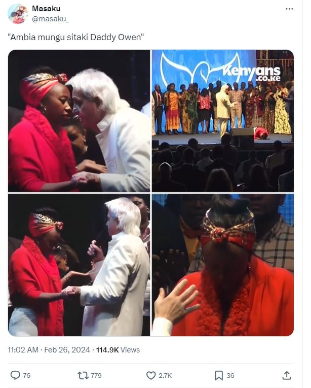 Masaku masaku_ ambia mungu sitaki daddy owen mepygng 11.02 am feb 26, 114.9k vie