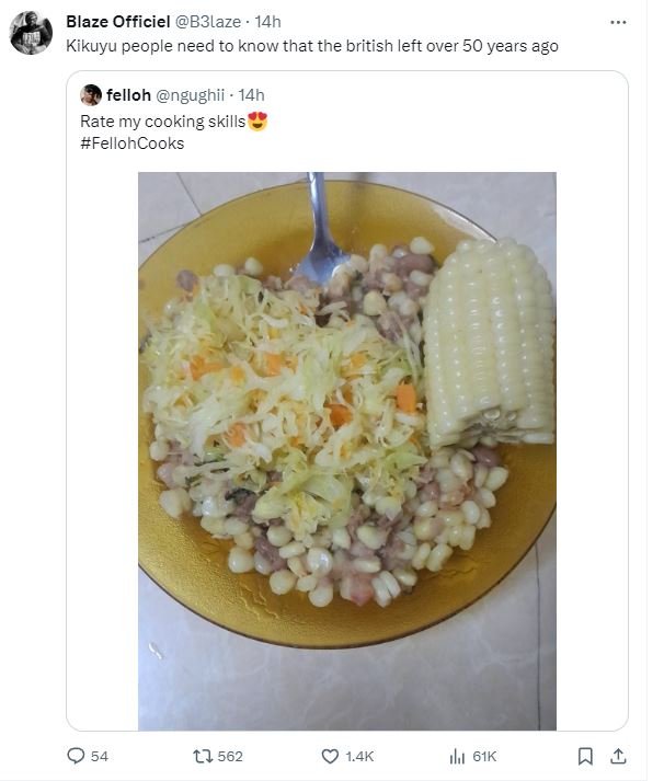 Blaze officiel b3laze . 14h kikuyu people need to know that the british left ove