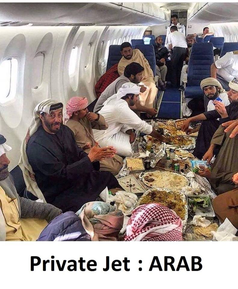 Private jet ' arab