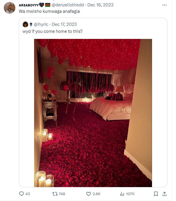 Areaboyyy denzelistiredd dec 18, wa mwisho kumwaga anafagia ihyric dec 17, wyd i