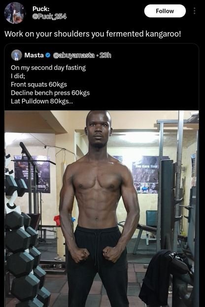 Puck puck 284 follow work on your shoulders you fermented kangaroo! masta buxana