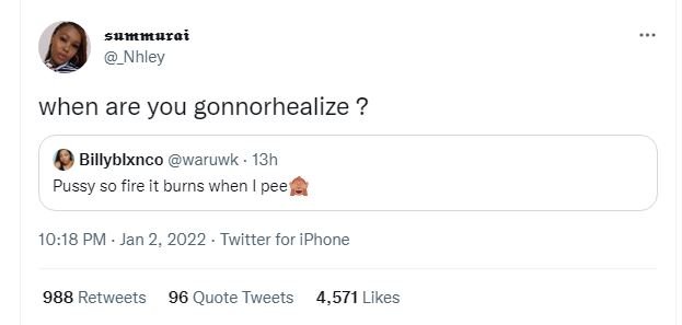 sumtmturai Nhley when are you gonnorhealize ? Billyblxnco waruwk . 13h Pussy so