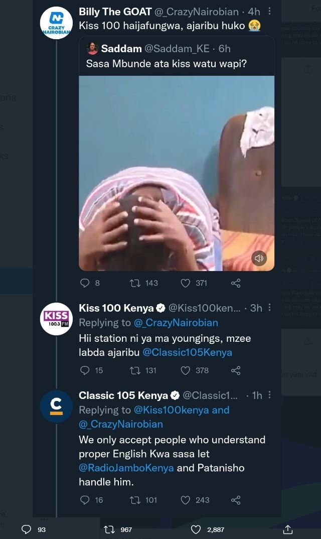 Billy the goat _crazynairobian 4h kiss 100 haijafungwa, ajaribu huko rozy o0if s