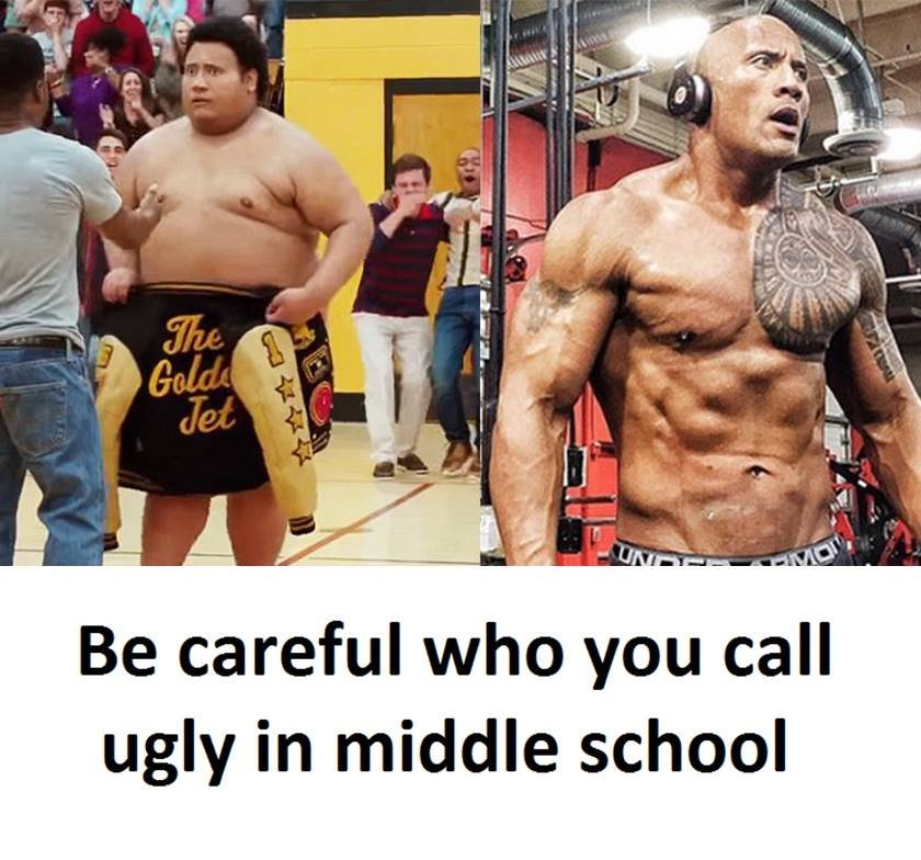 Jhe golde jet be careful who you call ugly in middle school