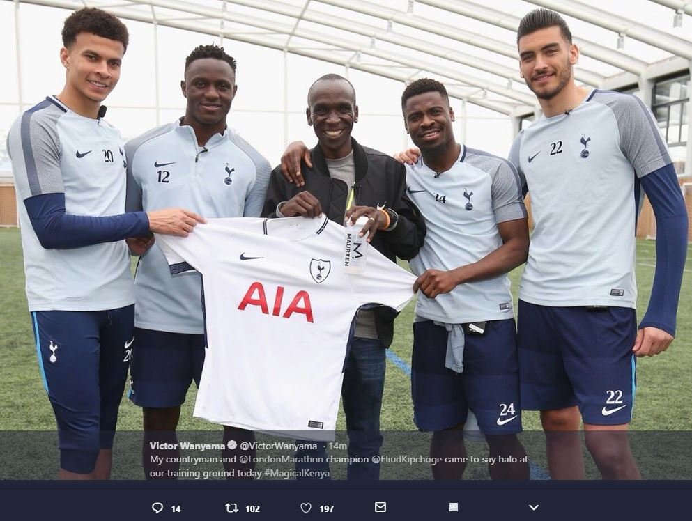 Y20 22 ? 12 22 24 victor wanyama victorwanyama 14m my countryman and londonmarat