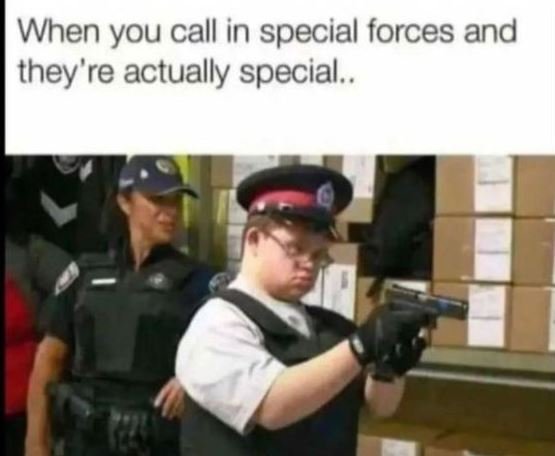 When you call in special forces and they re actually special.