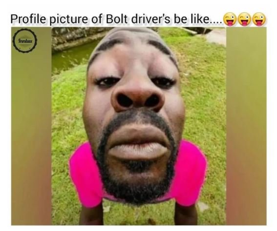 Profile picture of bolt driver's be like