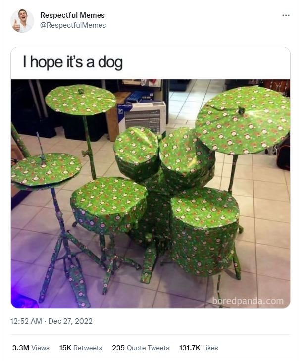 Respectful memes respectfulmemes hope its a dog oredpanda com 12.52 am dec 27, 3