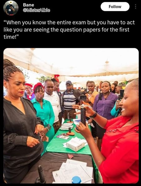 Bane mstaralbie follow when you know the entire exam but you have to act like yo