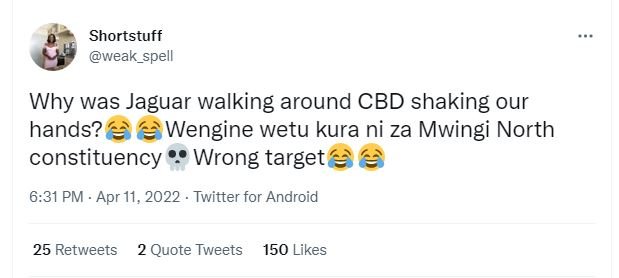 Shortstuff weak_spell why was jaguar walking around cbd shaking our hands? wengi