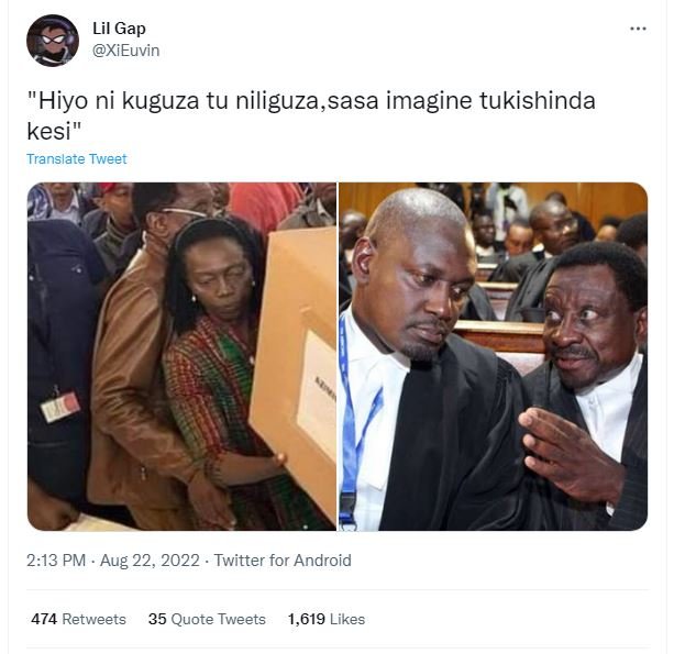 Lil gap xieuvin hiyo ni kuguza tu niliguza,sasa imagine tukishinda kesi translat