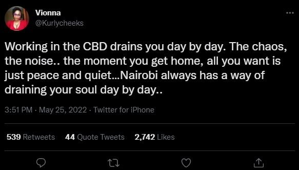 Vionna kurlycheeks working in the cbd drains you day by day. the chaos, the nois