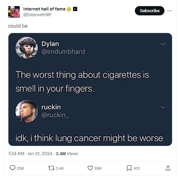 Internet hall of fame internethof subscribe could be dylan imdumbhard the worst