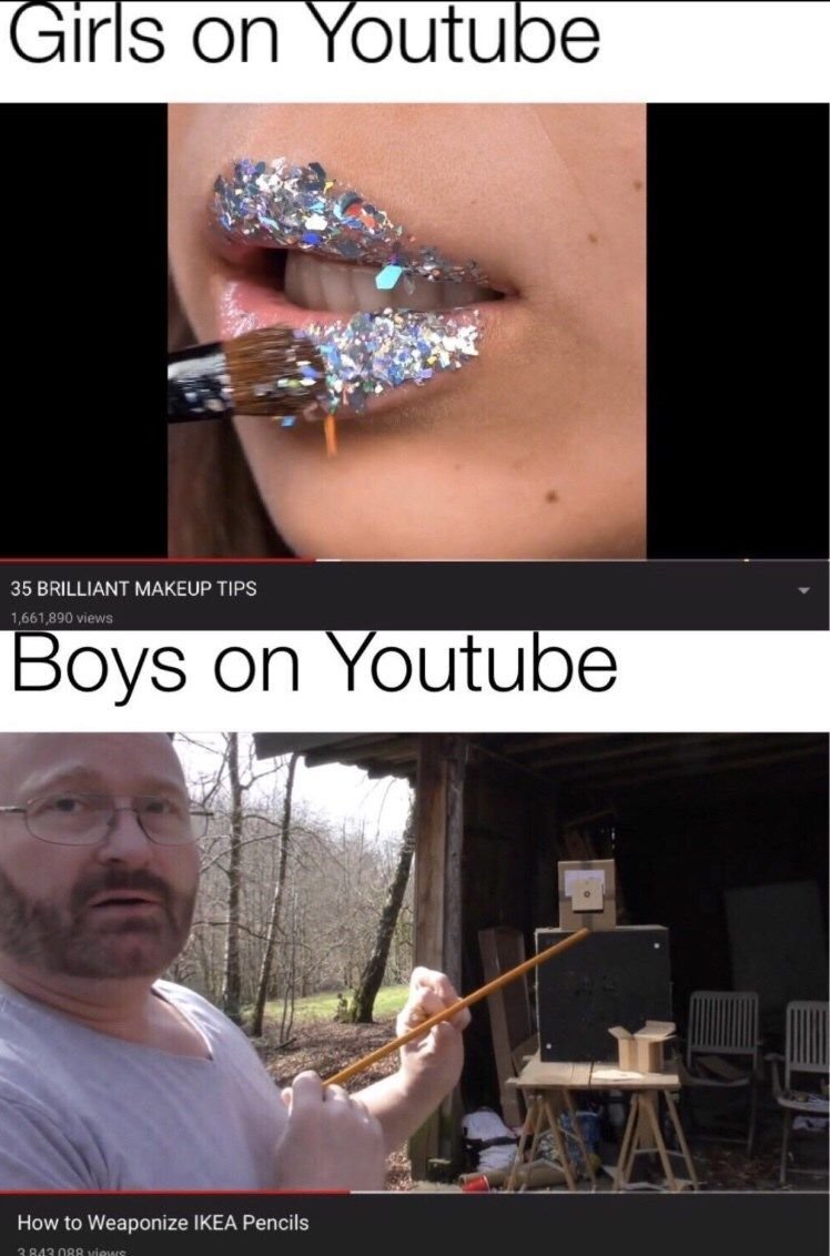 Girls on youtube 35 brilliant makeup tips 1,661 ,890 views boys on youtube how t