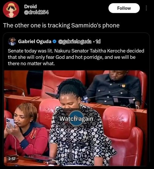 Droid dojd54 follow the other one is tracking sammido's phone gabriel oguda gabr