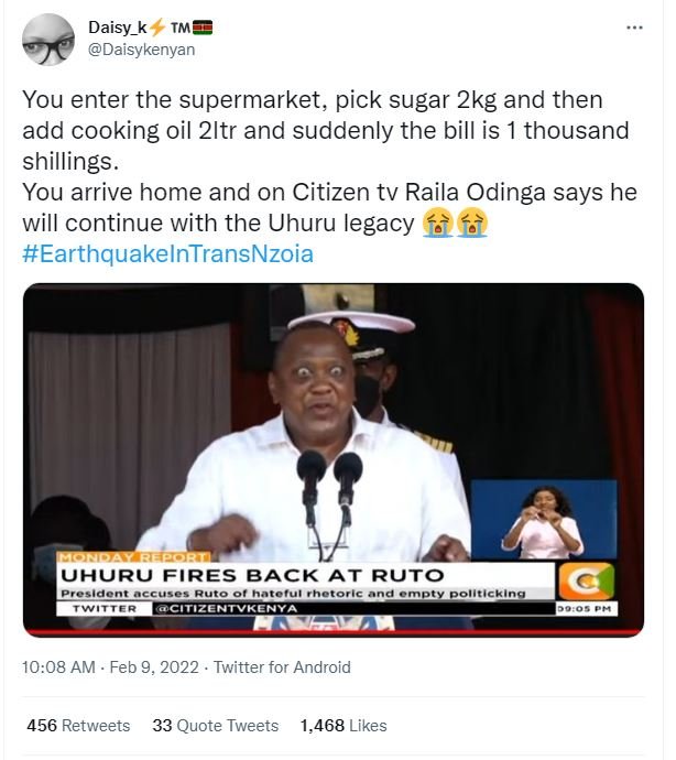 Daisy_k Daisykenyan You enter the supermarket, pick sugar 2kg and then add cooki