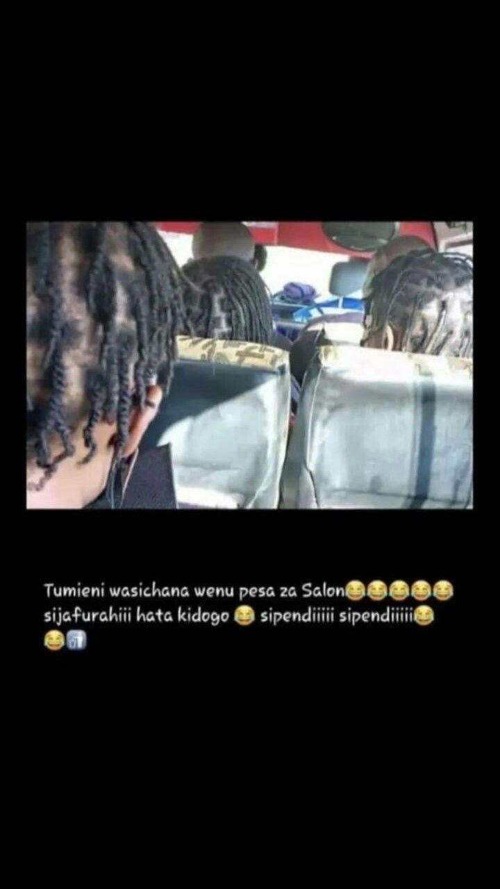 Tumieni wasichana wenu pesa z6 salon sijafurahiii hata kidogo sipendiiiii sipend