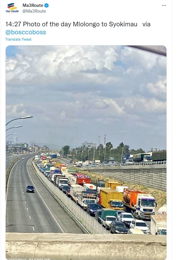 Ma3route oute ma3route 14.27 photo of the day mlolongo to syokimau via bosccobos