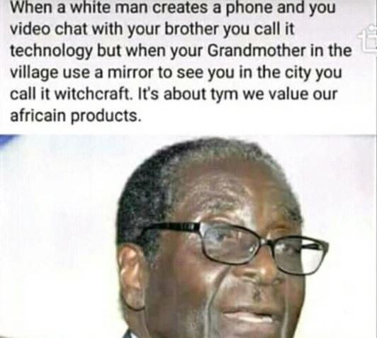 When a white man creates a phone and you video chat with your brother you call i