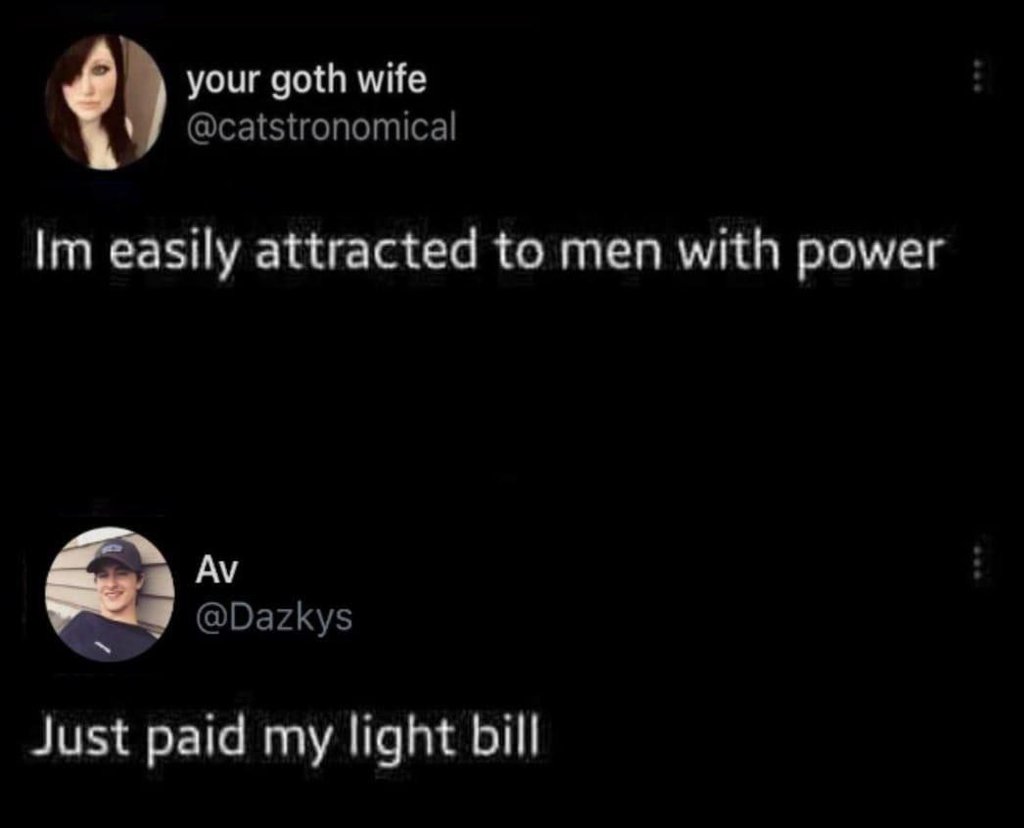 Your goth wife catstronomical im easily attracted to men with power av dazkys ju