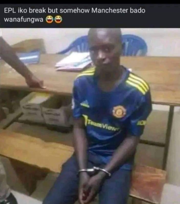Epl iko break but somehow manchester bado wanafungwa hennven
