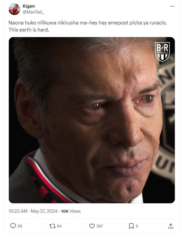 Kigen mantall _ naona huko nilikuwa nikirusha mahey hey amepost picha ya ruracio