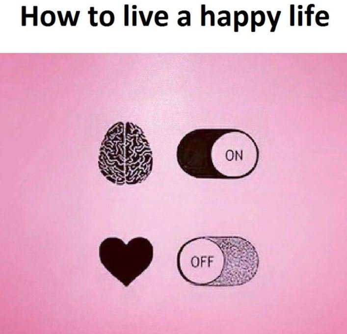 How to live a happy life on off