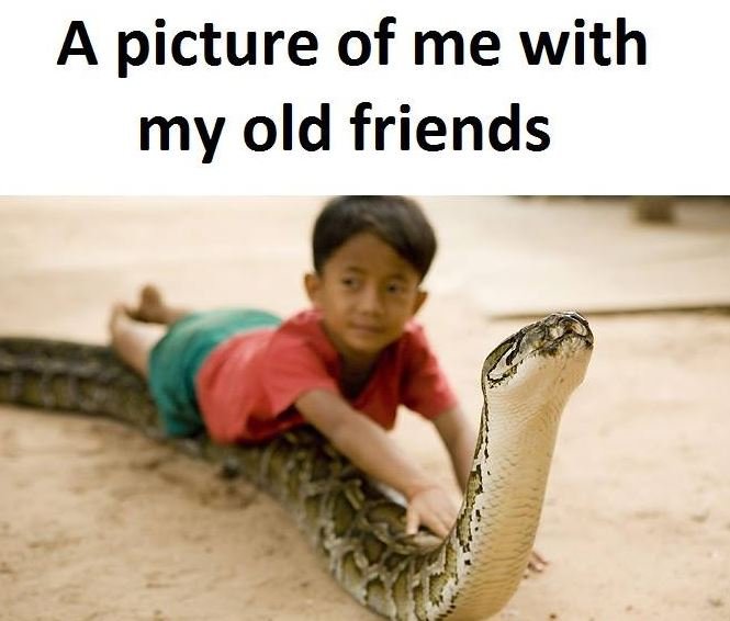 A picture of me with my old friends