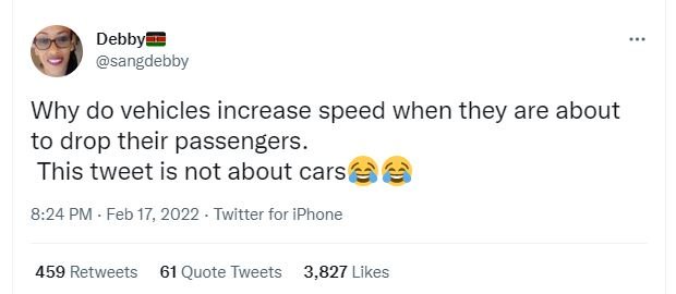 Debby sangdebby Why do vehicles increase speed when they are about to drop their