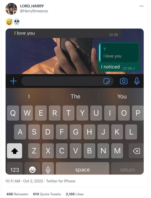 Lord_harry harrysmwanza love you 2228 love you noticed 2228 the you w e r t y p