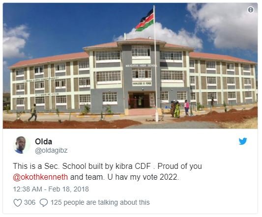 Olda oldagibz this is a sec. school built by kibra cdf proud of you okothkenneth