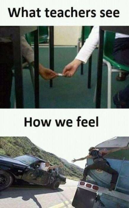 What teachers see how we feel