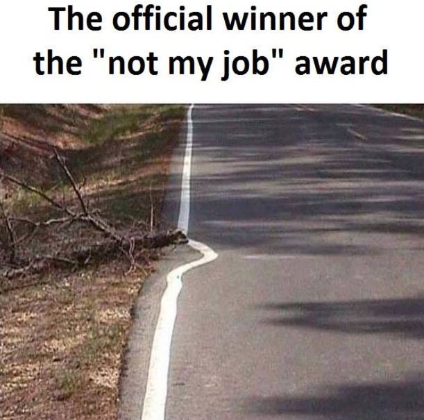The official winner of the not myjob award