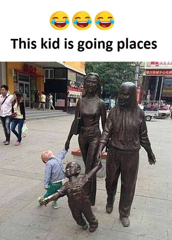 This kid is going places