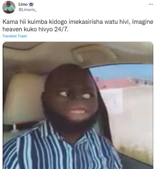 Limo limorio kama hii kuimba kidogo imekasirisha watu hivi, imagine heaven kuko
